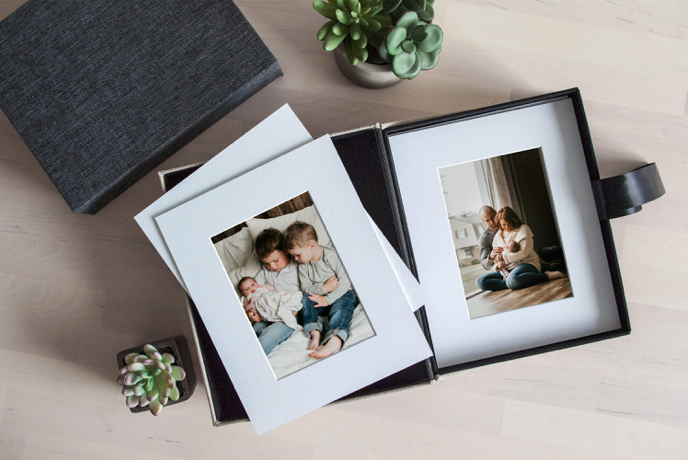 printed family photos from professional photographer Tracy Miller in Greensburg PA